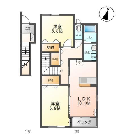 ハウスユニティ 間取り図画像
