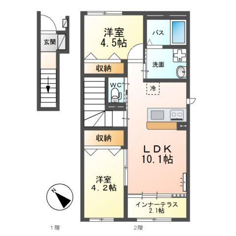  間取り図写真
