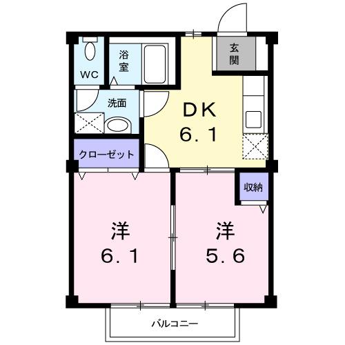 レジデンスオリーブＹ（104） 間取り図画像