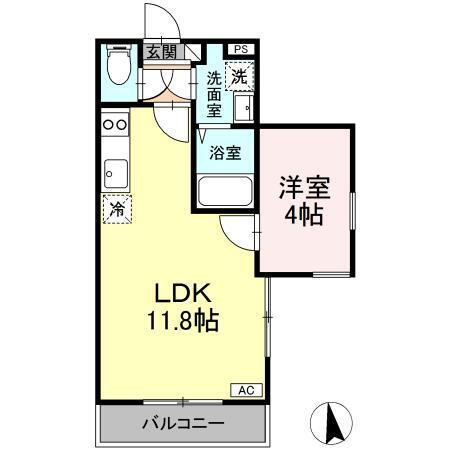 メゾン・ド・リアン（302） 間取り図画像