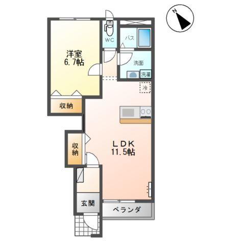 ルミエールⅠ 間取り図画像