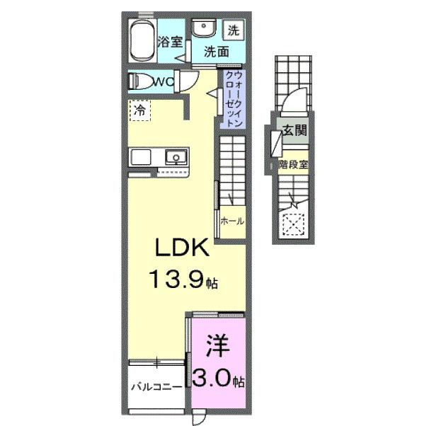 ビューシティ泉　Ⅱ（202） 間取り図画像