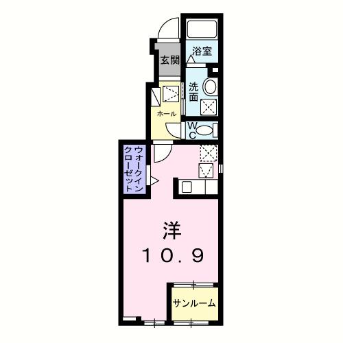 ビューシティ泉　Ⅱ（101） 間取り図画像