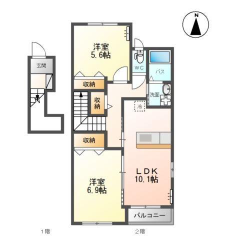  間取り図写真