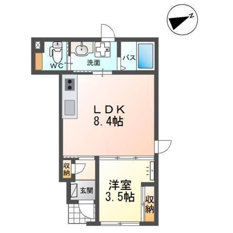 ヒールコートⅠ 間取り図画像