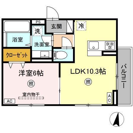 ラウム上杉（302） 間取り図画像