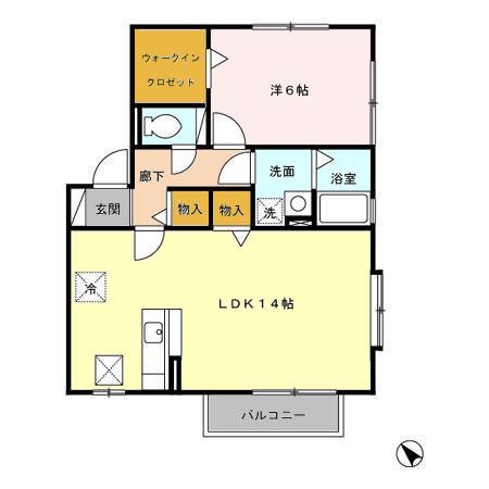 エクセレント Ｋ　Ａ（101） 間取り図画像