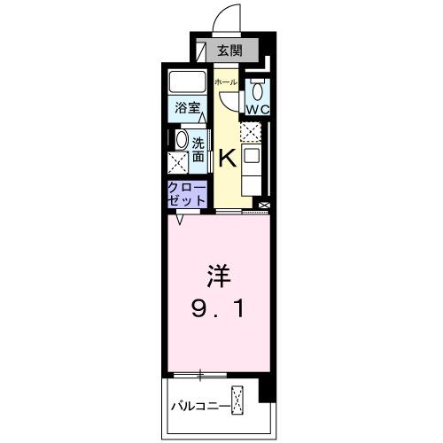 カモミール（303） 間取り図画像