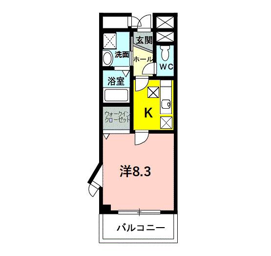エスト・コリーヌ（103） 間取り図画像