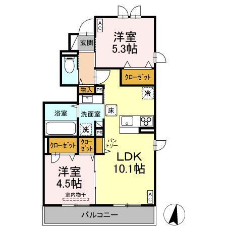  間取り図写真