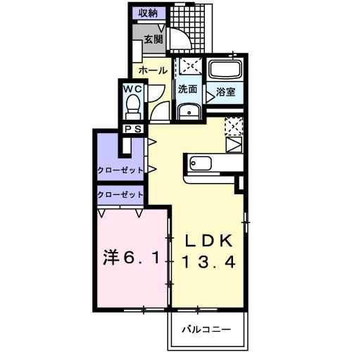 モ・メゾンＷ（101） 間取り図画像