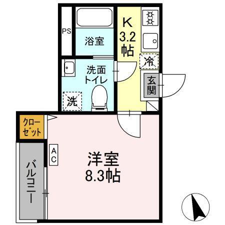 ブリリアントⅡ（102） 間取り図画像