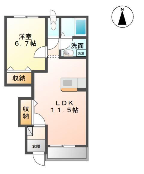 サニーハウス 間取り図画像