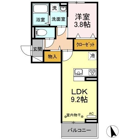 ボヌール Ｈ（301） 間取り図画像