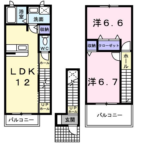 サニーアヴェニュー（202） 間取り図画像