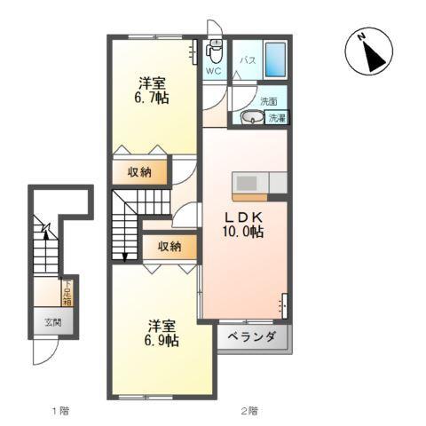 アヴァンティ 間取り図画像