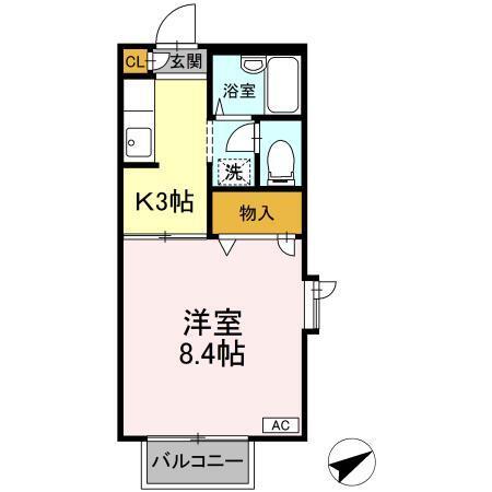 ヒルサイドテラス　Ｃ棟（203） 間取り図画像