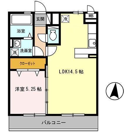 イリエール九番館（203） 間取り図画像