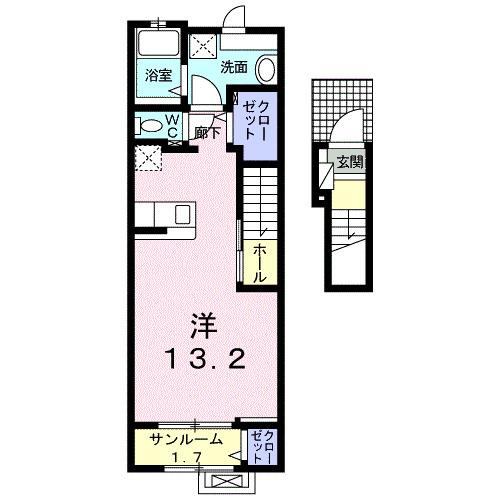 グランカーサドゥ（204） 間取り図画像