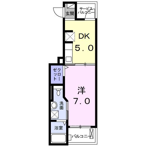 海（303） 間取り図画像