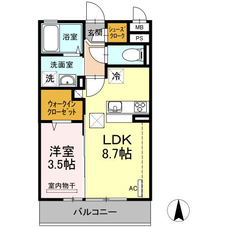 メゾン・ド・リアン（103） 間取り図画像