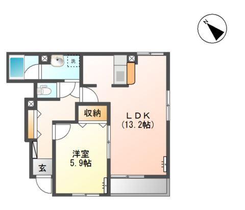 クレシアコーポ 間取り図画像