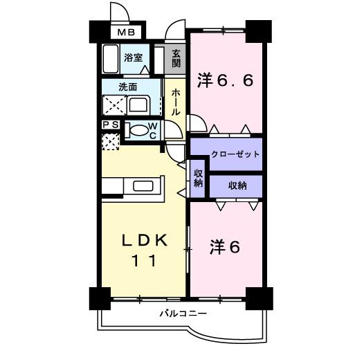 マンション　グランデ　カナバ（303） 間取り図画像