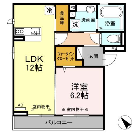 プランドール（301） 間取り図画像