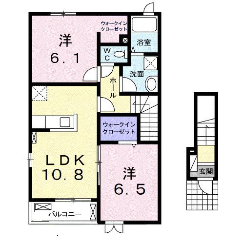 ラパーチェ（201） 間取り図画像