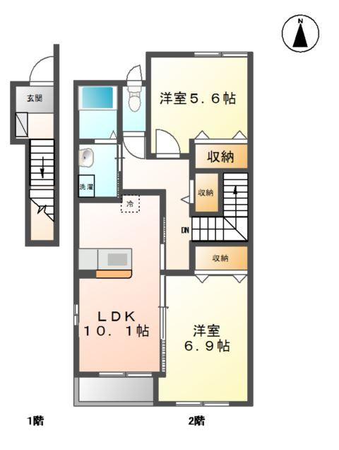 コンフォース・エス 間取り図画像