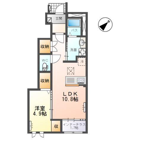 安養寺２丁目新築アパート 間取り図画像