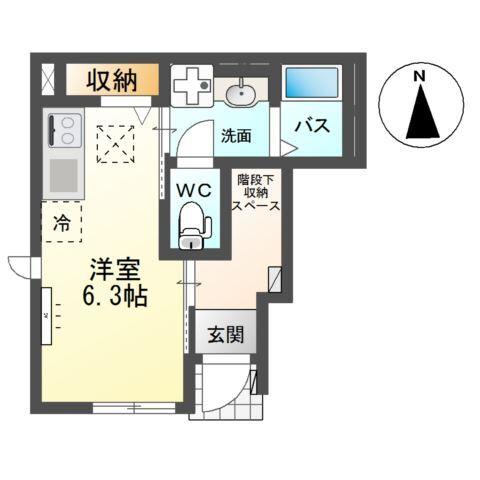 大和町１丁目新築アパート 間取り図画像