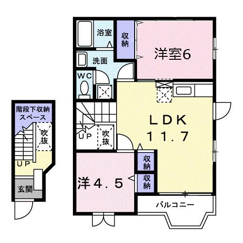 メゾン桜小路（201） 間取り図画像