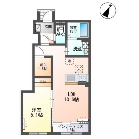 美田園８丁目新築アパート工事 間取り図画像