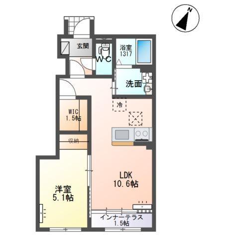 美田園８丁目新築アパート工事 間取り図画像