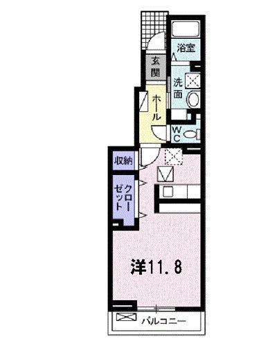ラディアⅠ（103） 間取り図画像