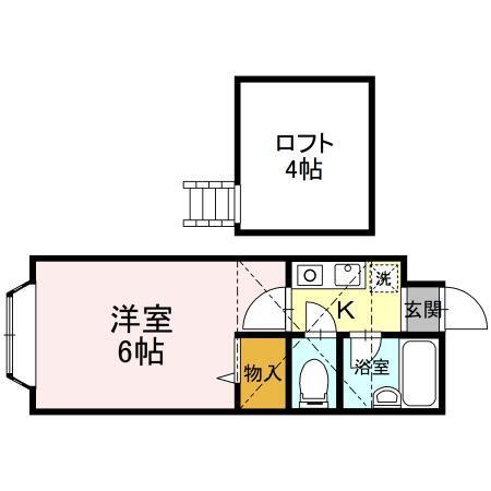 ベルシティ木ノ下（101） 間取り図画像
