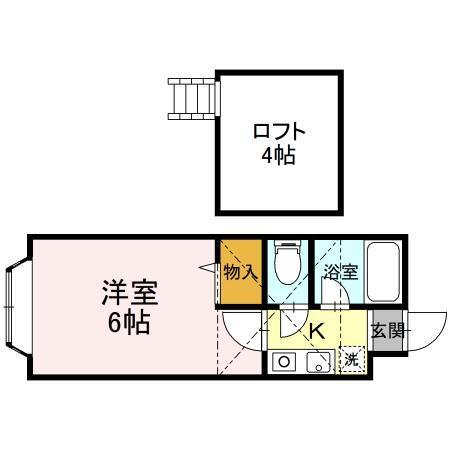 ベルシティ木ノ下（104） 間取り図画像