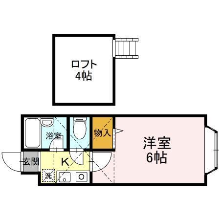 ベルシティ木ノ下（208） 間取り図画像