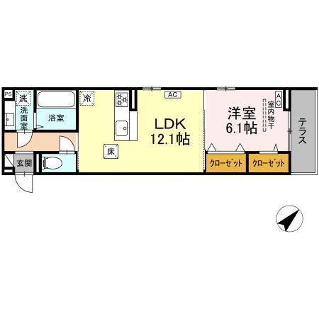 アーバングレイス宮千代1丁目　Ⅰ（103） 間取り図画像