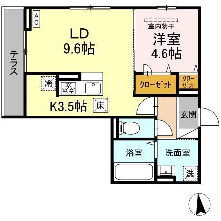 SENSIA小田原5丁目（103） 間取り図画像