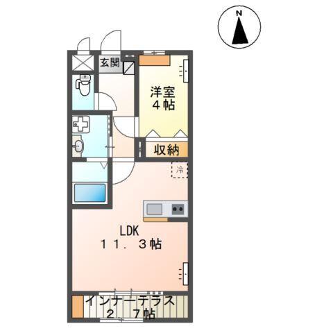 フォレストパークⅡ 間取り図画像