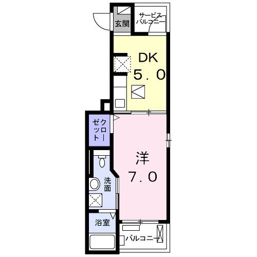 ボヌール・シュン（101） 間取り図画像