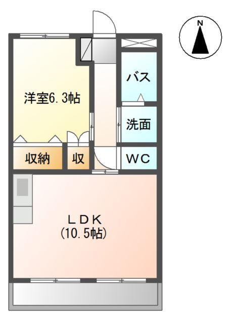 フォレスト壱番館 間取り図画像