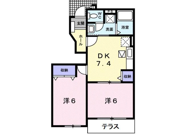 クロスロードスクエア（104） 間取り図画像