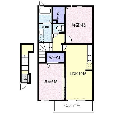 エトワール・ヴィラ（202） 間取り図画像