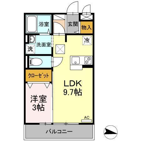 センプリーチェ（203） 間取り図画像