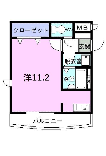マイルストーン石名坂（301） 間取り図画像