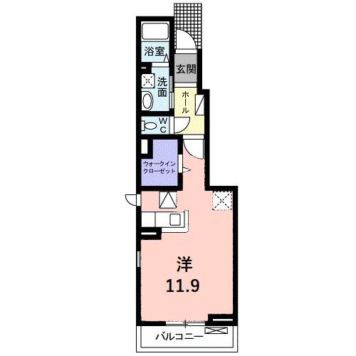 ル・シェル　エトワーレ　Ⅱ（102） 間取り図画像