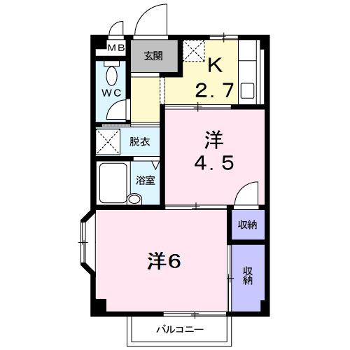 エルディムＫ（202） 間取り図画像